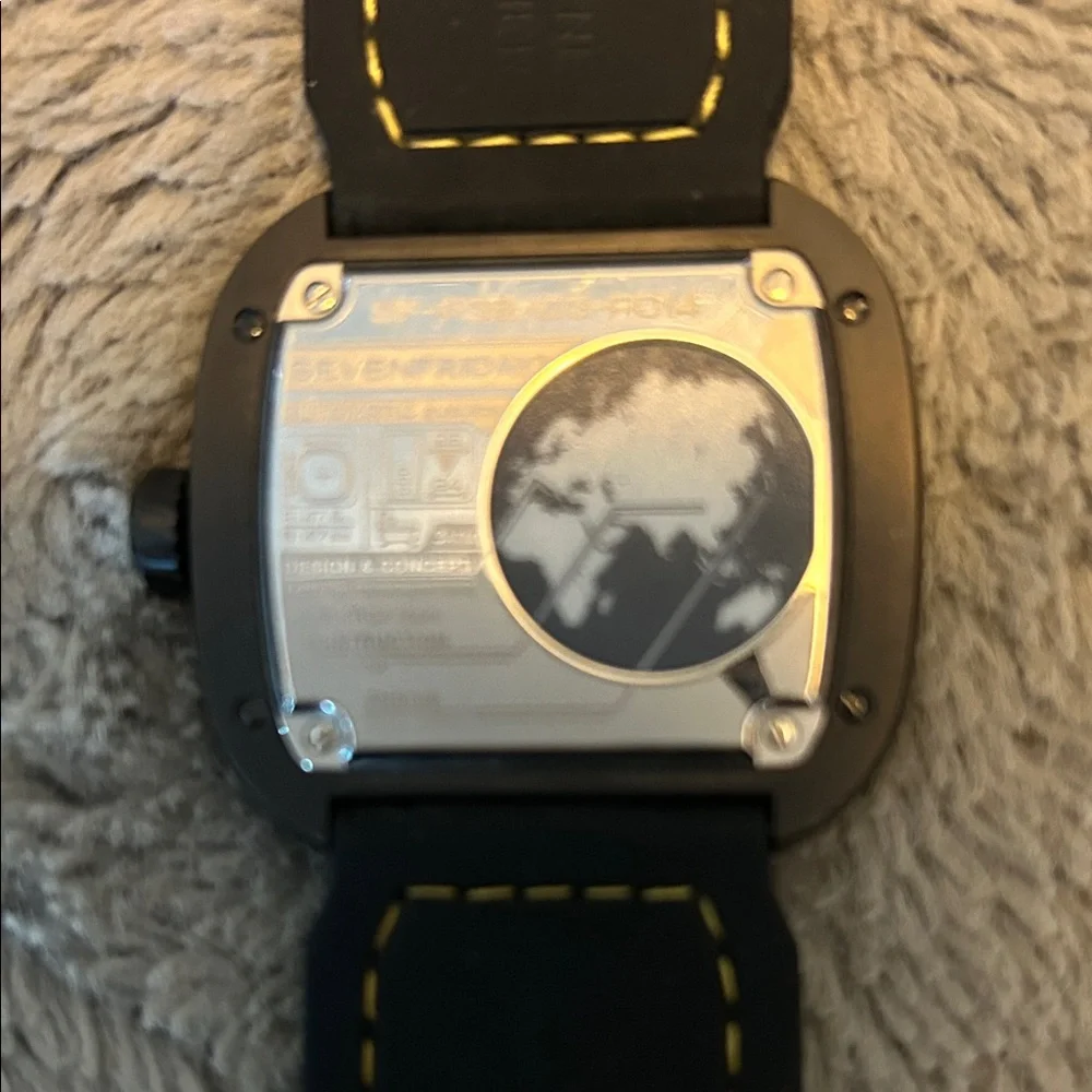 Sevenfriday Black and Yellow Watch